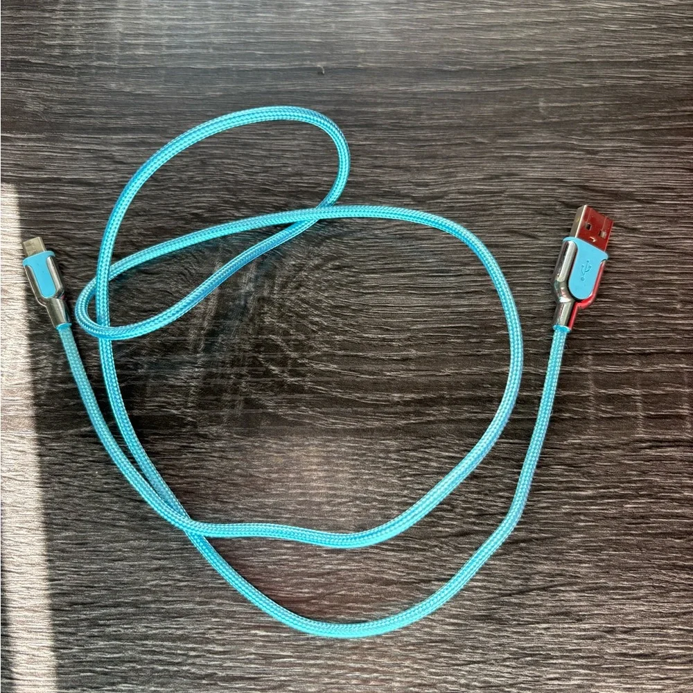 Blue USB Charging Cable